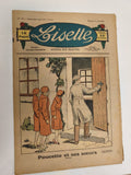 Ancien journal Lisette 1934, 16 pages, couverture illustrée, vintage fillettes