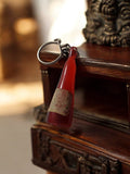 Porte-clés bouteille vin rouge publicitaire rétro vintage accessoire ancien