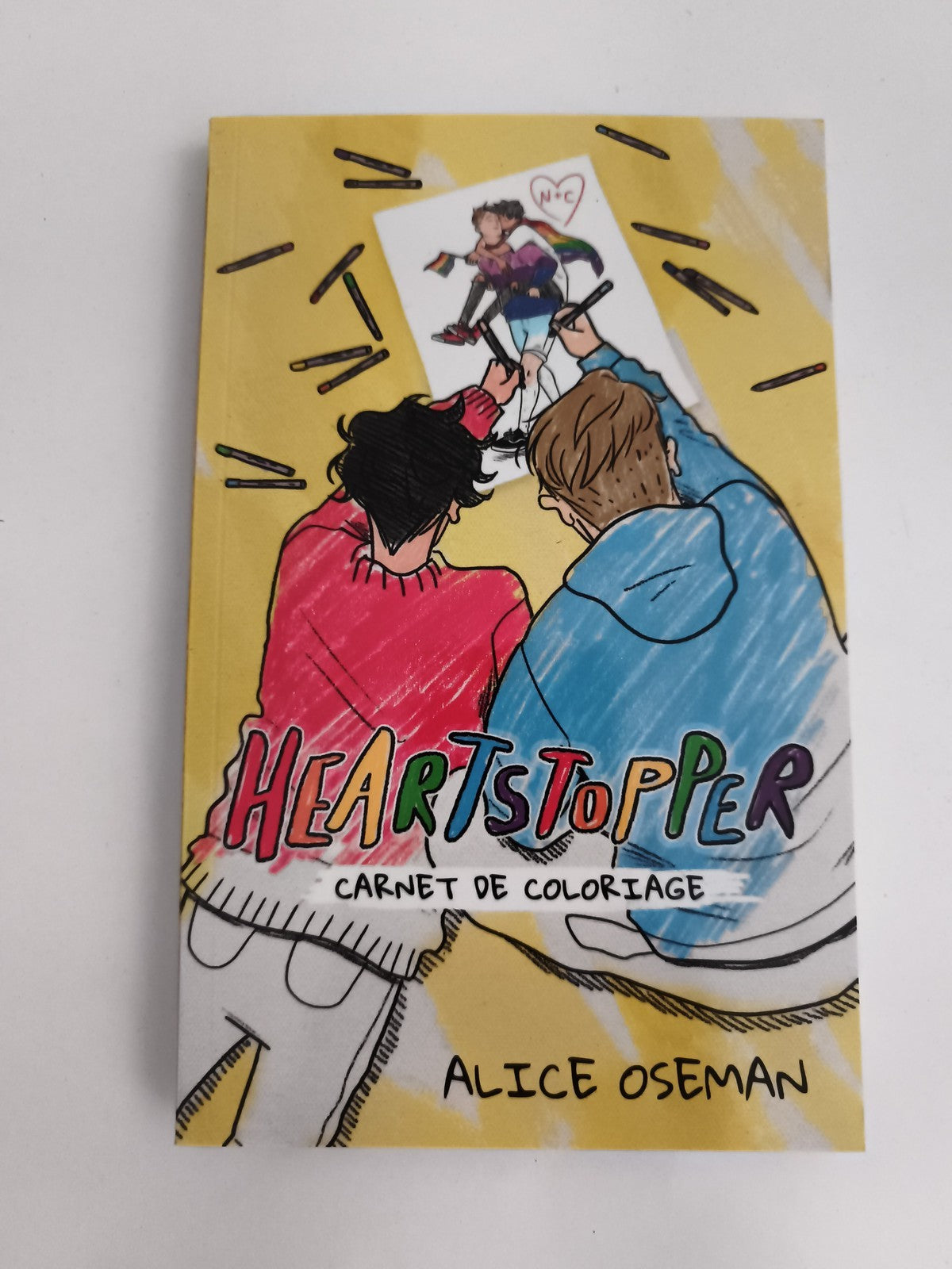 Livre Heartstopper carnet de coloriage manga Alice Oseman