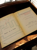 Document ancien plans hydrauliques Marseille années 30/40 vintage travaux public