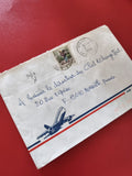 Ancienne enveloppe oblitérée Côte d?Ivoire avion 1995 philatélie collection