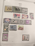 Timbres poste aérienne Liberia thématiques ONU JFK PA philatélie lot