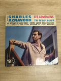 Vinyle 45T Charles Aznavour Les Comédiens Tu n?as plus Barclay pochette photo