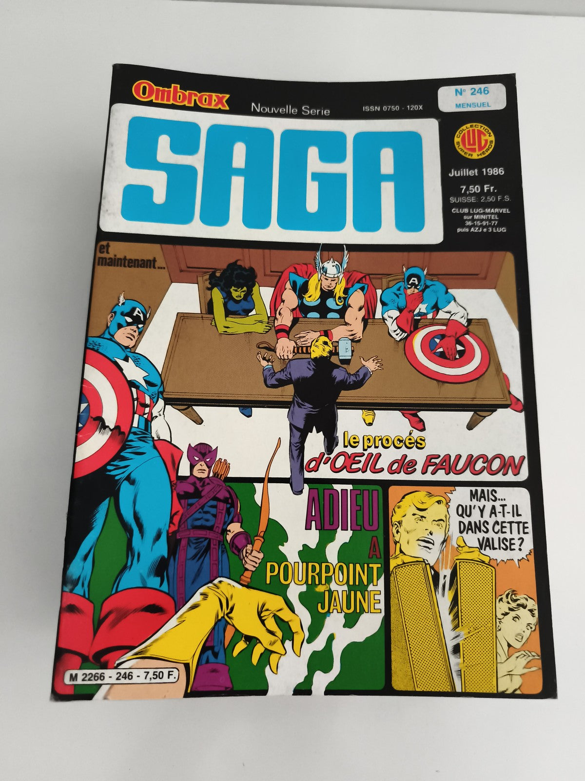 Comic Ombrax Saga n°246 juillet 1986 Marvel vintage très bon état