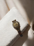 Montre femme vintage Lorentini à restaurer, bracelet métal, rétro ancien