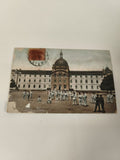 Carte postale ancienne Brest École des Mécaniciens, bâtiment historique, affranc