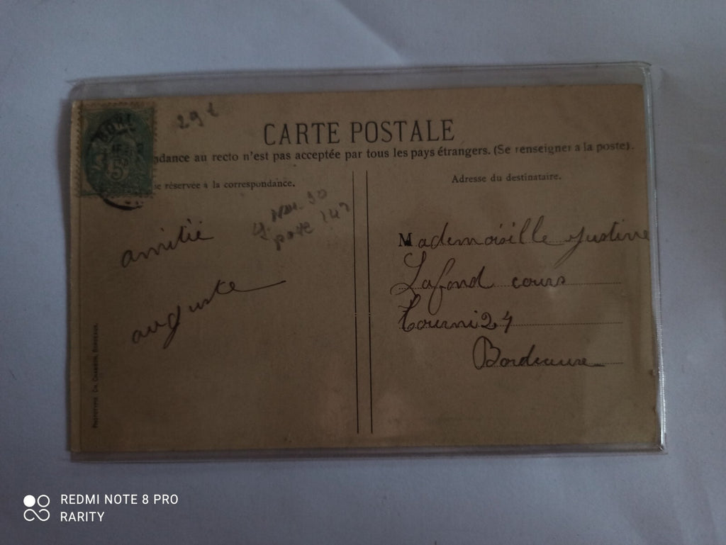 Carte postale ancienne Inauguration Monument Gambetta photo édit Toulouse