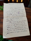 Lettre manuscrite ancienne 1945 Marseille WW2 adressée Marguerite vintage