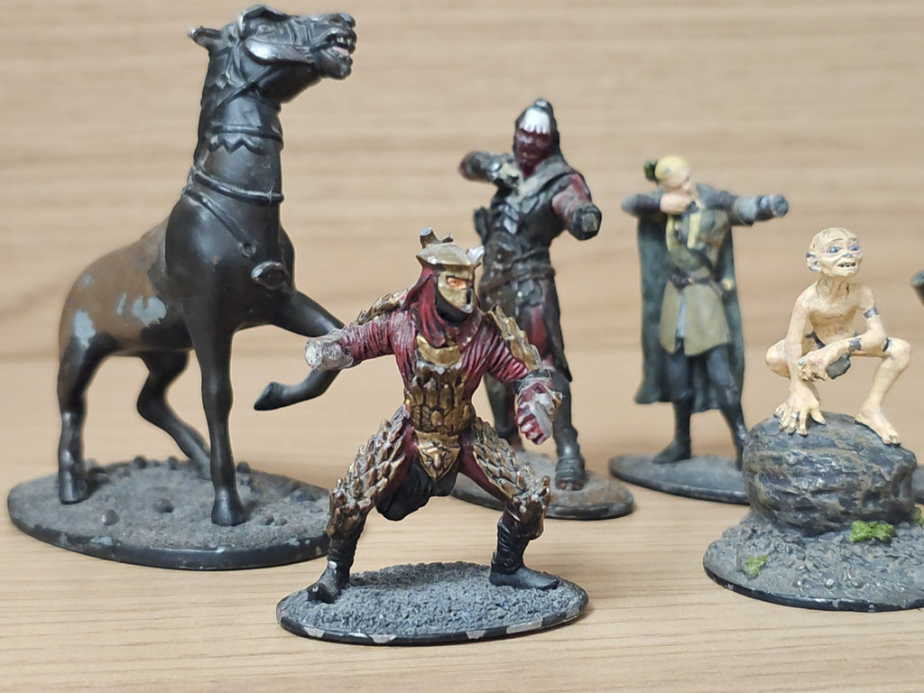 Figurines métal inspirées Le Seigneur des Anneaux, figurine décorative film fant