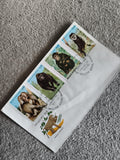 Lettre FDC Guinée-Bissau singes primates 1983 oblitérée philatélie (Ref 27)