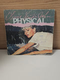 Vintage disque vinyle 45 tours rétro "Physical" ancien single collector occasion