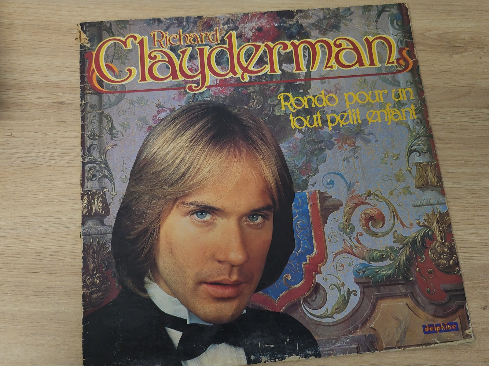 Vinyle 33 tours ancien Clayderman rétro, disque vintage collection musique piano