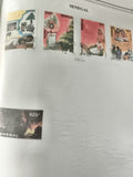 Timbres Sénégal Noël 1987 oblitérés lot thèmes religieux et sapin