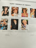 Timbres oblitérés S. Tomé e Príncipe 1997 Db10 lot x7 Diana Princess of Wales