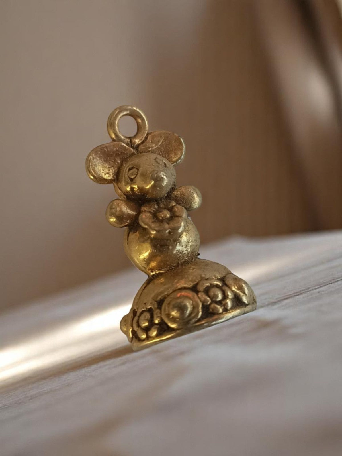 Pendentif Vintage Métal Années 1950 Bijouterie Deadstock