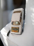Véhicule miniature Ford RS1600 ancien blanc rétro vintage jouet d?occasion
