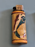 Briquet ancien vintage rétro pour collectionneur, objet authentique d'époque