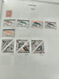 Timbres taxe Dahomey République du Dahomey animaux et motifs, lot philatélie