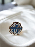 Pin's Olympique de Marseille vintage logo OM bleu blanc rétro ancien football