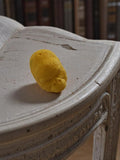 Gomme ancienne jaune forme cochon vintage années 50/60, figurine rétro