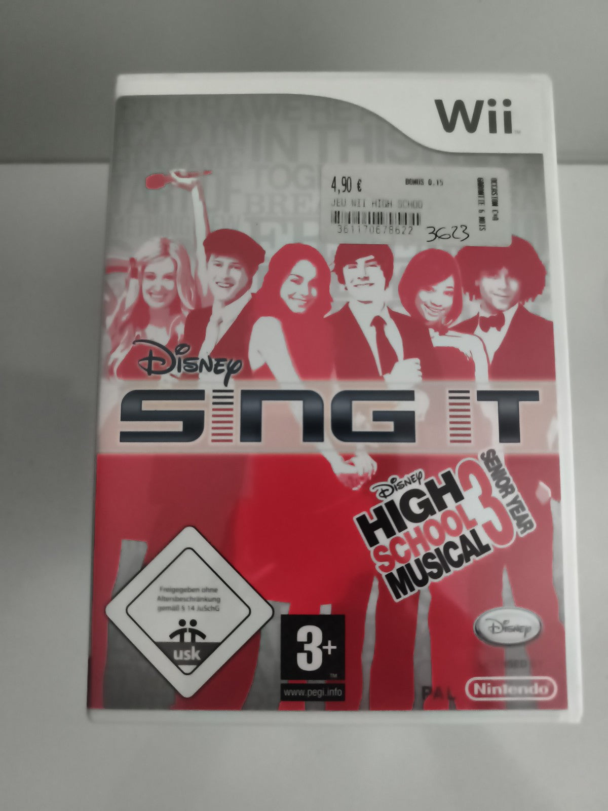 Jeu Wii Disney Sing It High School Musical 3 Nintendo PAL karaoke
