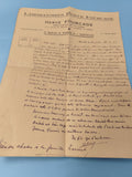 Ancienne lettre manuscrite Laboratoires Hervé Fourcade Marseille papier à en-têt