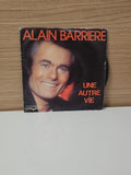 Vintage 45 tours ancien disque vinyle Alain Barrière collection rétro musique