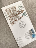 Lettre premier jour Aix-en-Provence 1974 jumelage philatélie commémorative