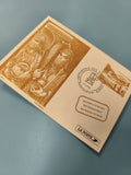 Enveloppe premier jour FDC timbre La Poste illustration dorée Périgueux