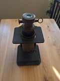 Microscope ancien Arthur Chevalier XIXe vintage laiton optique scientifique