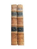 Livres anciens Oeuvres de Beaumarchais tomes 5 et 6 reliure décorée 1828