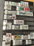 Timbres Belgique 1968 1969 lot x18 oblitérés thèmes architecture art Europa