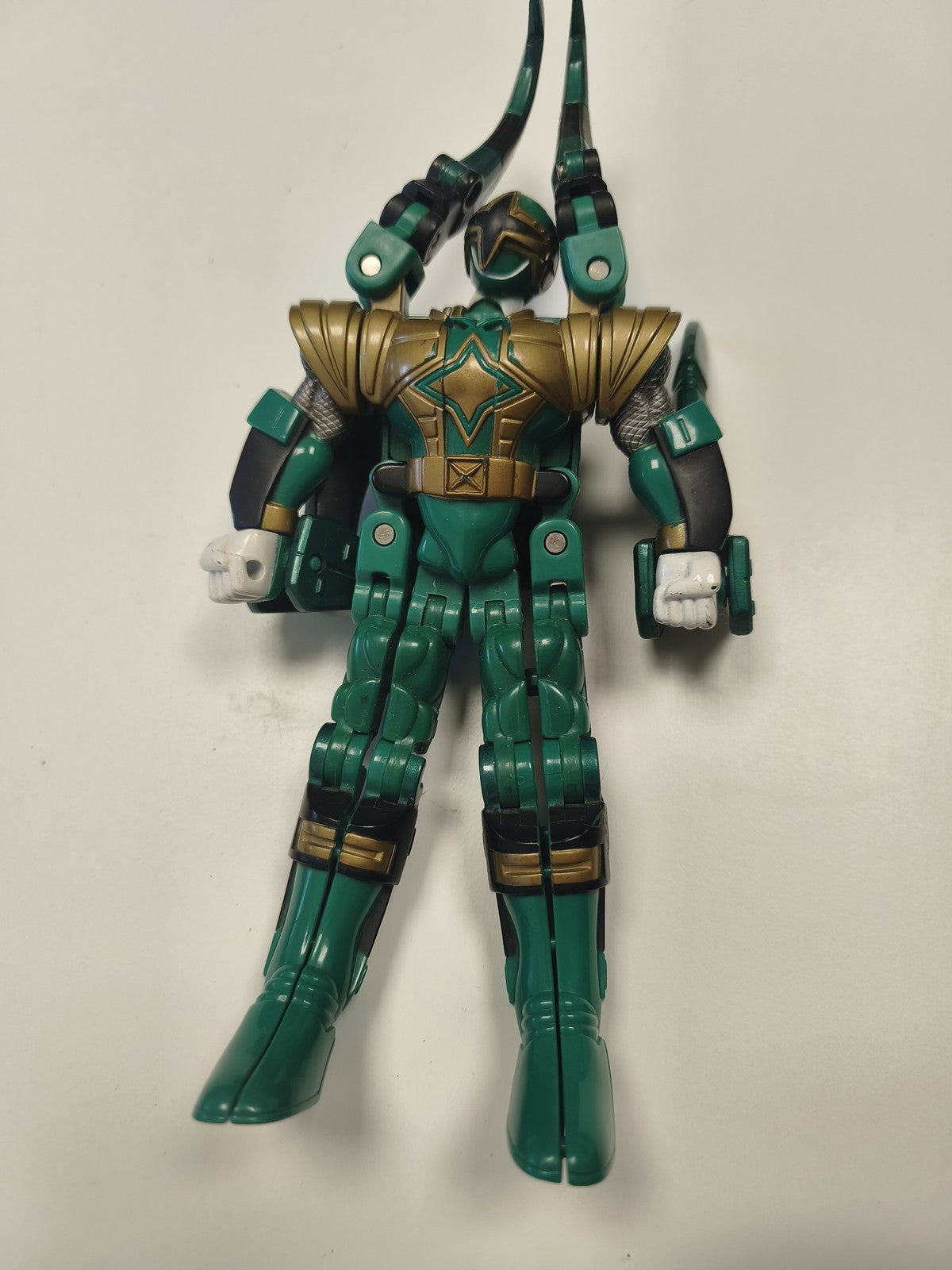 Power Rangers Zenkaizer DX Zenkai Juoh et Zenkai Juran robots articulés Bandai