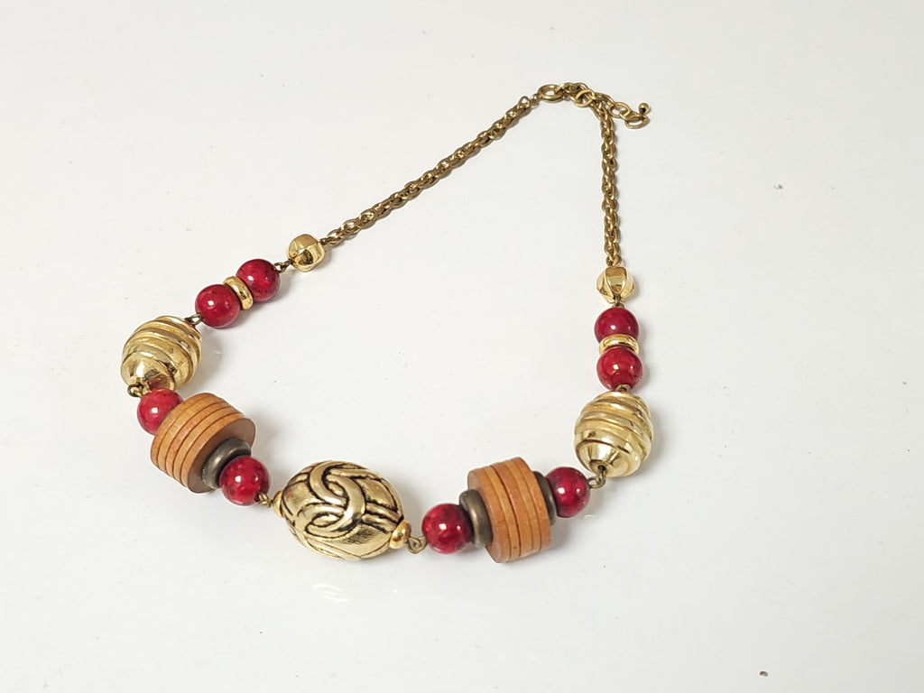 Collier vintage ancien, bijou fantaisie rétro pour collectionneur ou amateur