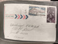 Lettre affranchie Nouvelle-Calédonie timbres 23f 8f Par Avion philatélie France