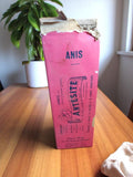 Boîte originale Antésite Anis vintage années 40, flacon ancien, déco pub