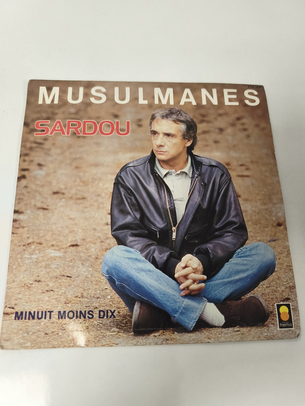 Vintage 45 tours Michel Sardou ancien disque vinyle rétro collection années 70