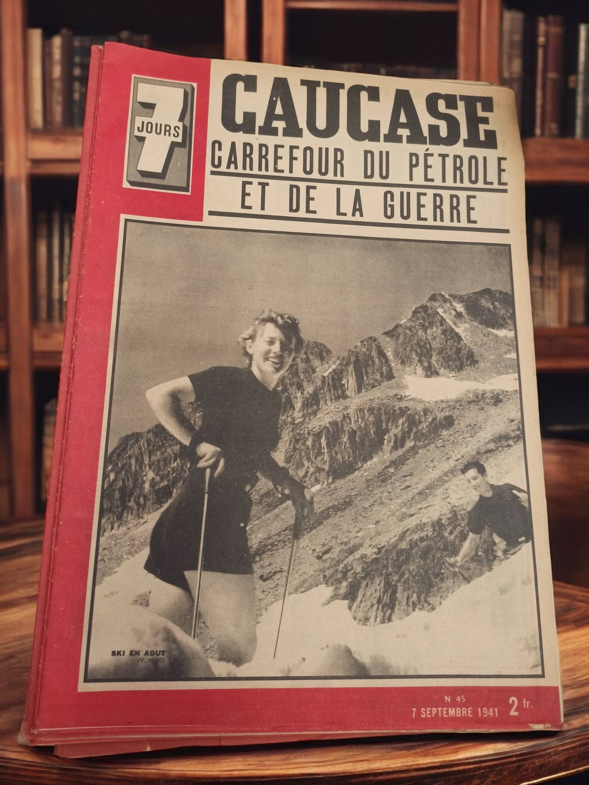 Magazine 7 Jours n°45 1941 ancien presse rétro couverture Caucase pétrole