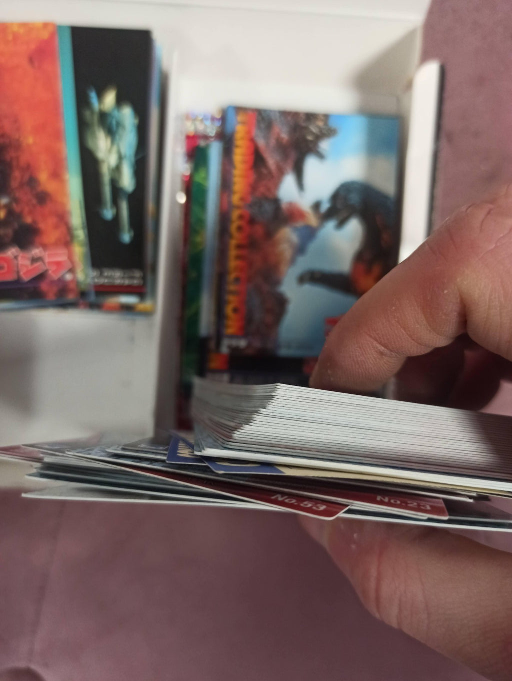 Cartes Godzilla Amada 1995 boîte scellée, Trading Cards japonaises, monstres