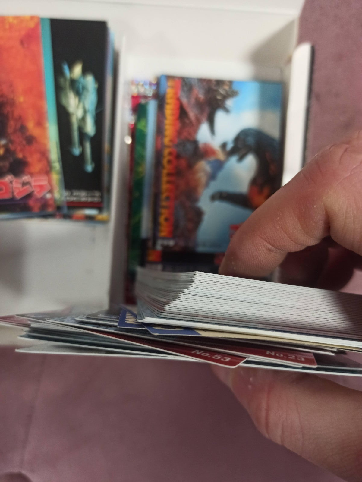 Cartes Godzilla Amada 1995 boîte scellée, Trading Cards japonaises, monstres