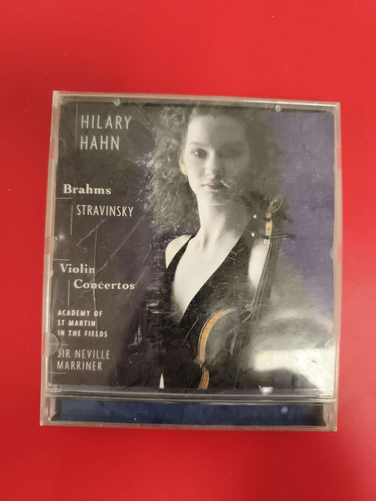 CD Hilary Hahn Brahms Stravinsky Violin Concertos Academy St Martin Neville Marr