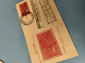 Ancienne enveloppe FDC Vietnam 1970 timbres rouges, cachet premier jour