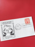 Enveloppe philatélie ONU 4c, illustration Conseil de tutelle, oblitération 1959