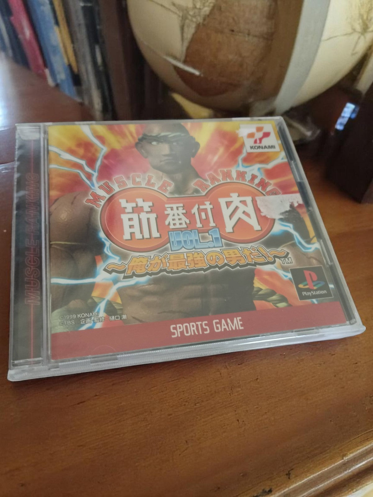 Jeu PS1 Muscle Ranking Konami import japonais vintage sports game