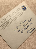 Lettre ancienne Saint-Pol-de-Léon timbre Canada blason Philatélie (Ref 8)