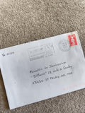 Lettre oblitérée France 1990 Marianne 2,30 F St Denis philatélie avion
