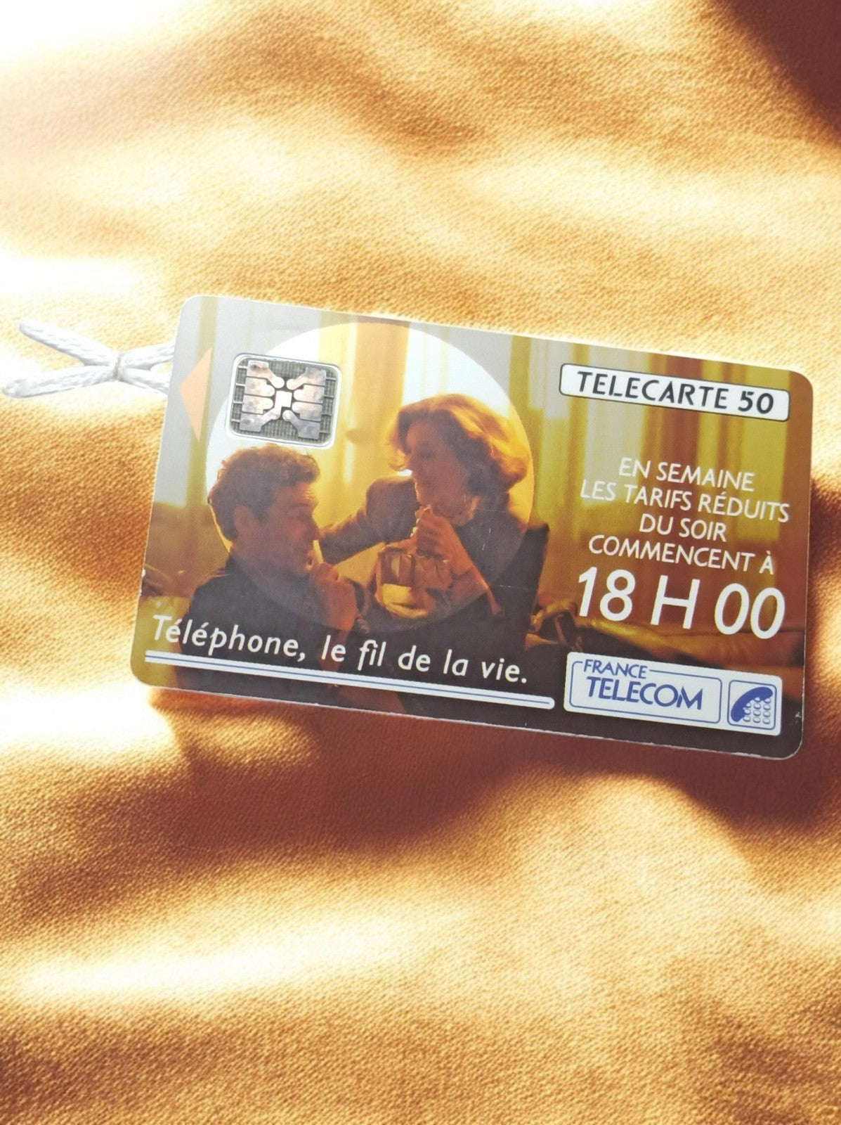 Carte téléphonique France Telecom vintage TELES 50 unités - Téléphone, années 90