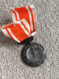 Médaille Assistance Prévoyance Sociale ruban orange décoration