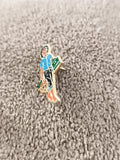 Pin's vintage publicitaire Gamin émail, badge années 80-90, figurine garçon (Ref