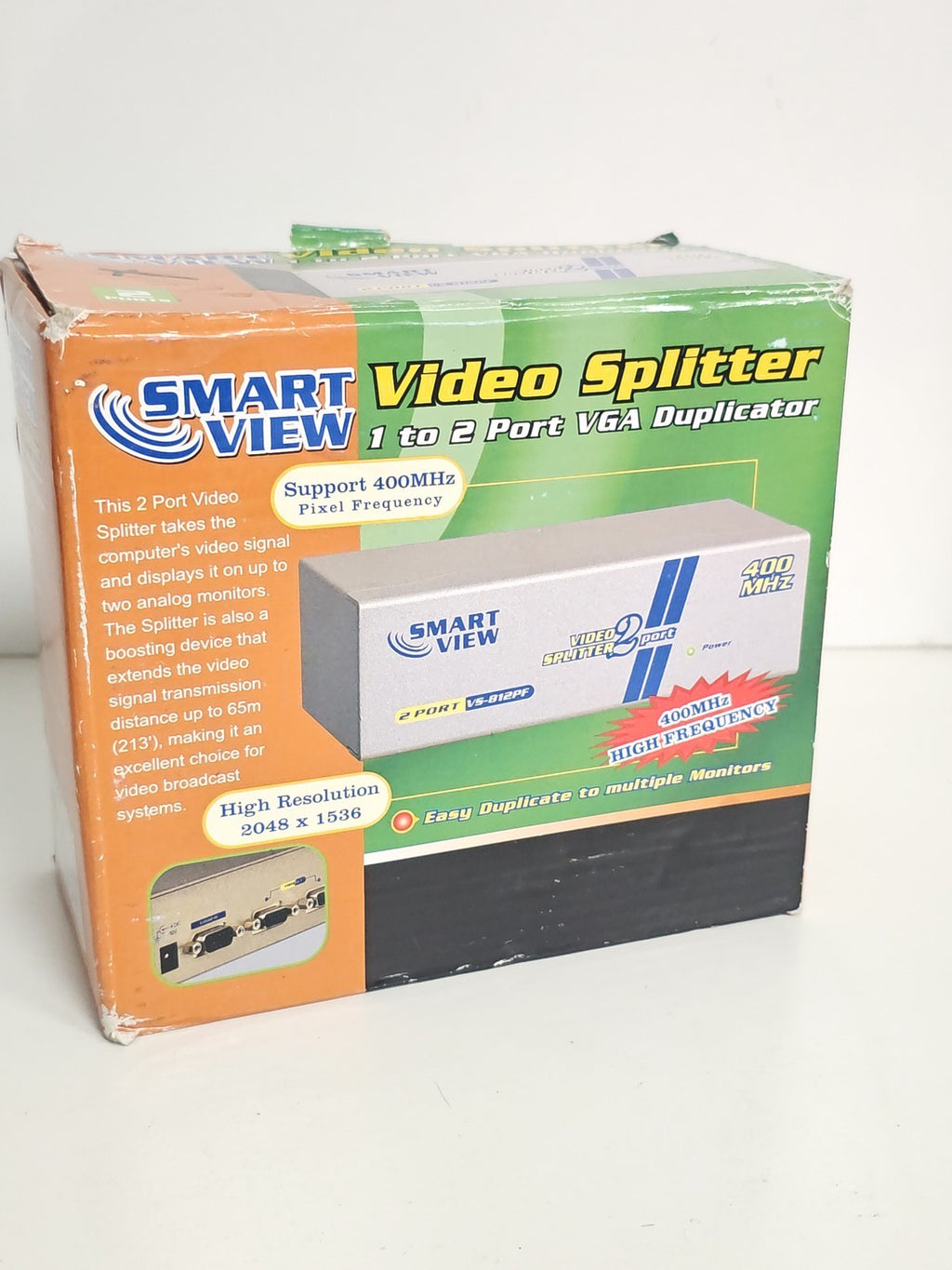 Smart View VS-812H Splitter HDMI 2 Ports Booster Vidéo Signal Longue Distance